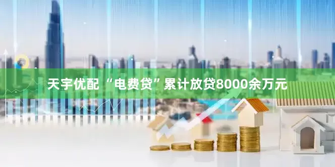 天宇优配 “电费贷”累计放贷8000余万元